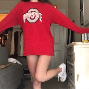 Ohio State University Oversized Long Sleeve OSU